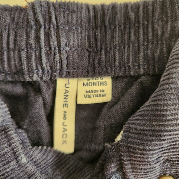Janie and Jack Holiday Corduroy Pants Size 3-6 Months - Picture 5 of 7